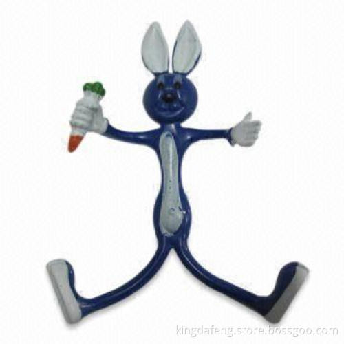 Blue Rabbit with Solid Inside, Accords with EN71, ASTM, and ST2002 Safety Standards